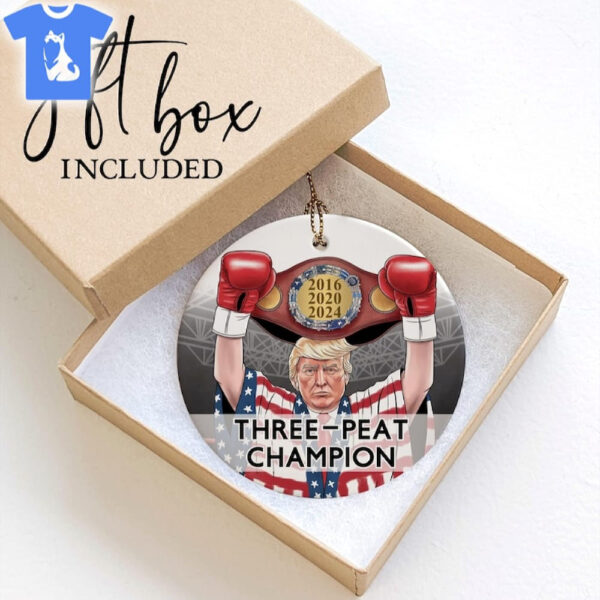 Three-peat Champion – Donald Trump Ornament