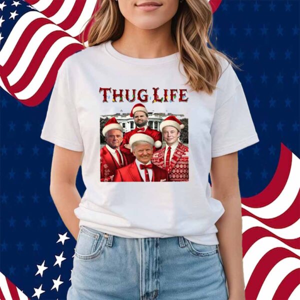 Thug Life Christmas Trump Vance Shirt