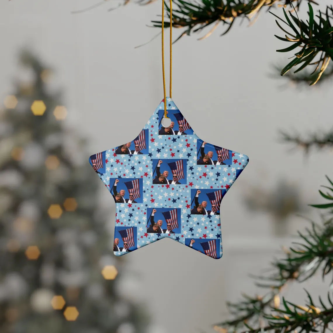 Trump 2024, Ceramic Ornaments