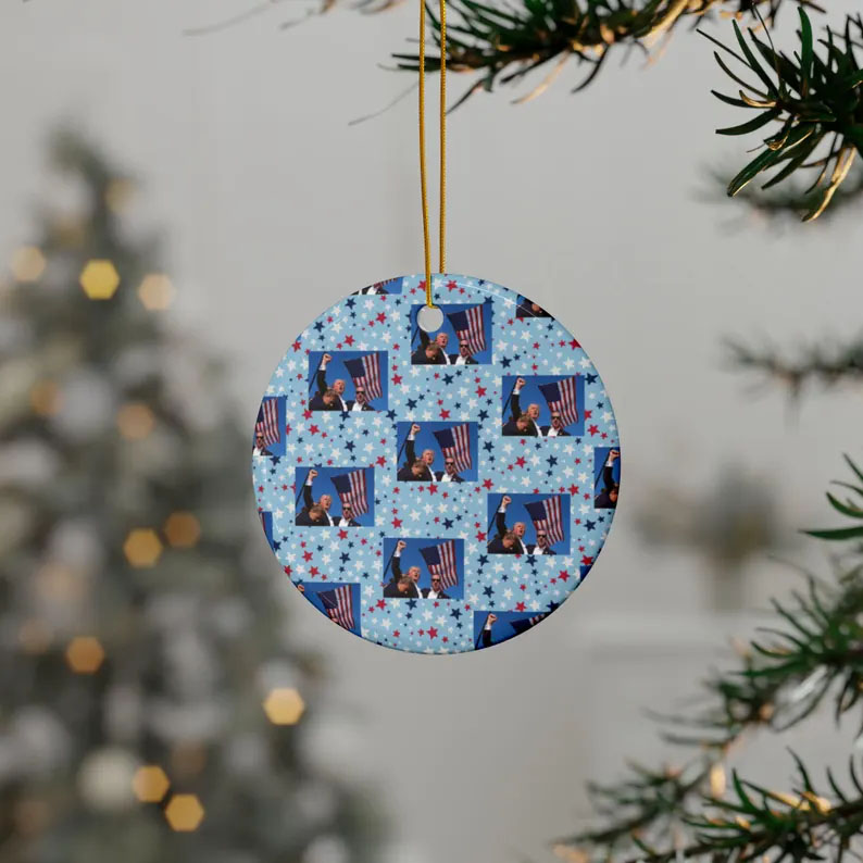 Trump 2024, Ceramic Ornaments