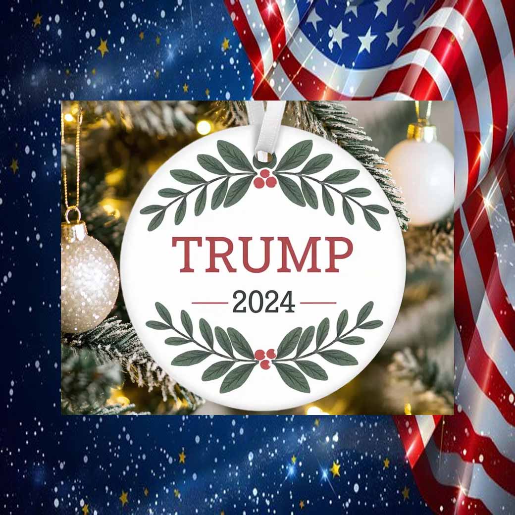 Trump 2024 Christmas Ornament