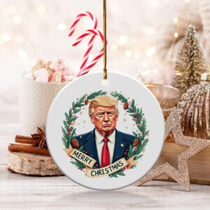 Trump 2024 Christmas Ornament, Merry Christmas Decoration