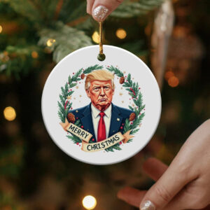 Trump 2024 Christmas Ornament, Merry Christmas Decoration