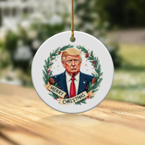 Trump 2024 Christmas Ornament, Merry Christmas Decoration