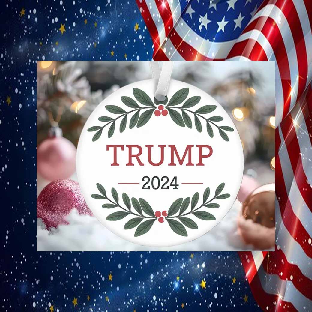 Trump 2024 Christmas Ornament