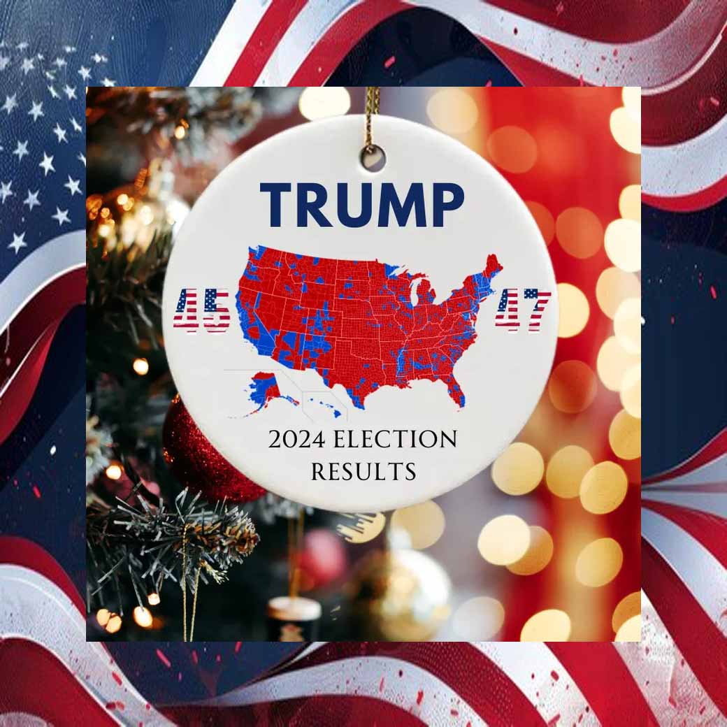 Trump 2024 Election Results Ornament
