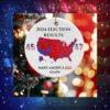 Trump 2024 Election Results make America Red Again Ornament