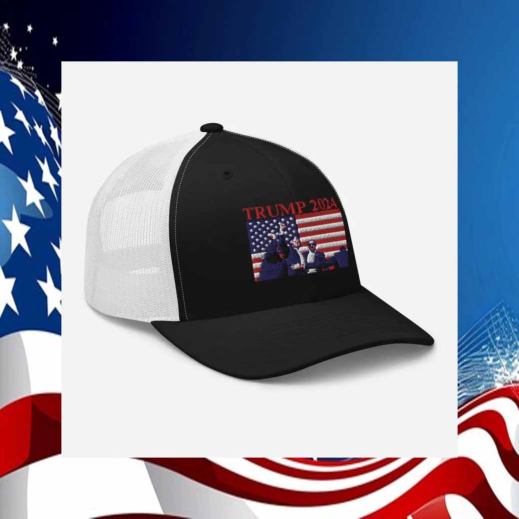 Trump 2024 Embroidered Trucker Hat