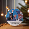 Trump 2024 Make America Great Again Digital Christmas Ornament
