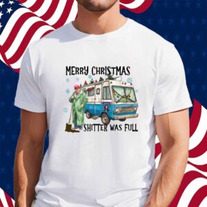 Trump 2024 Merry Christmas Shitter Was Full Shirt