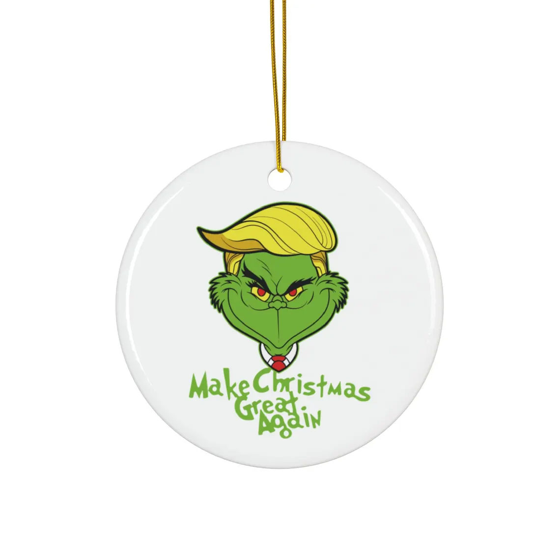 Trump 2024 Ornament Make Christmas Great Again