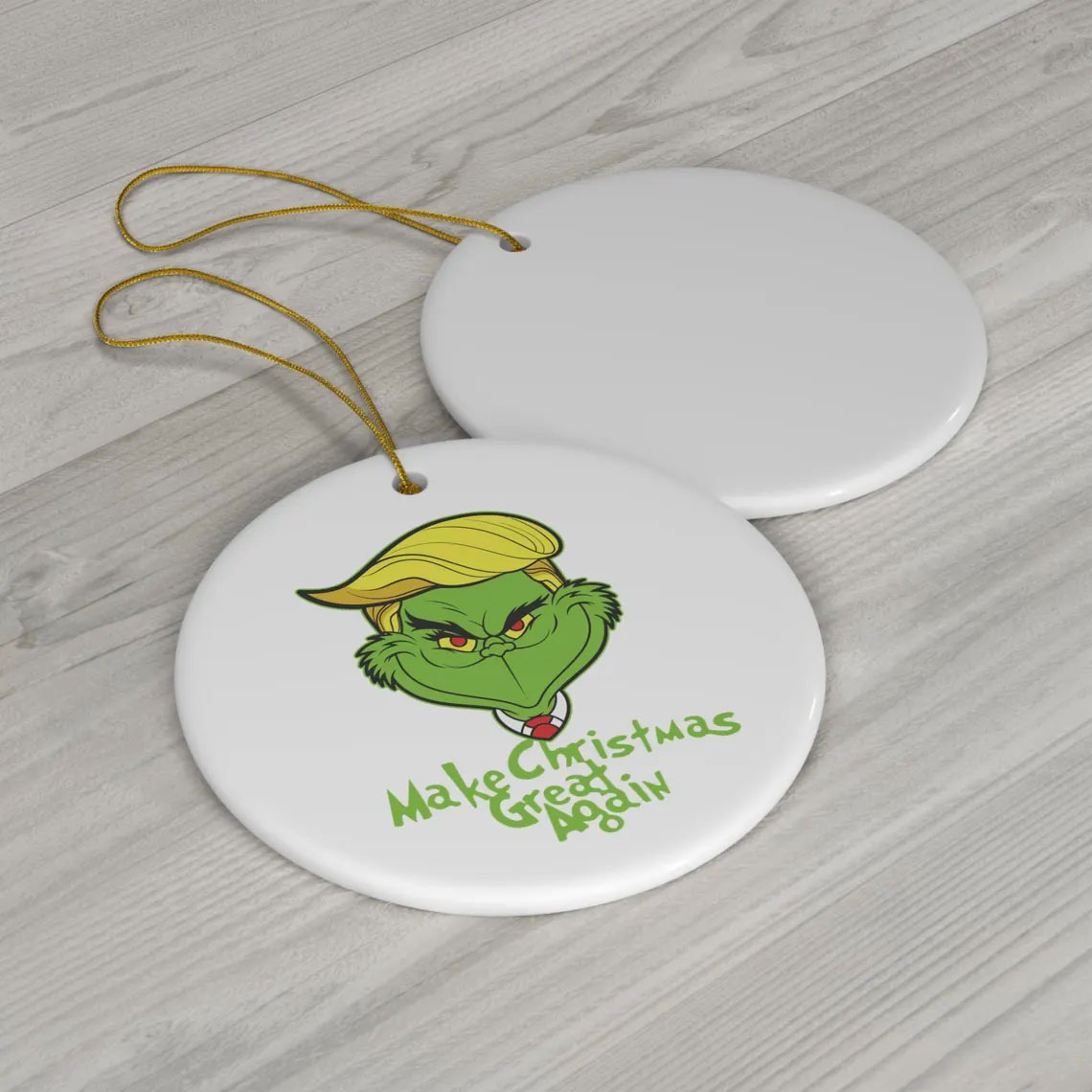 Trump 2024 Ornament Make Christmas Great Again