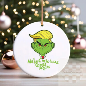 Trump 2024 Ornament Make Christmas Great Again