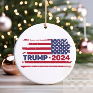 Trump 2024 Ornament, Republican Ornament