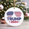 Trump 2024 Ornament, Republican Ornament, President Trump Supporter Gift, Patriotic Holiday Ornament, Make America Great Again