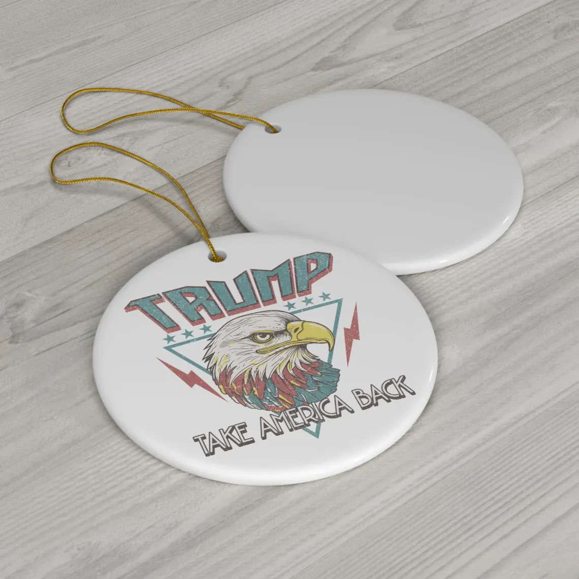 Trump 2024 Take America Back Ornament