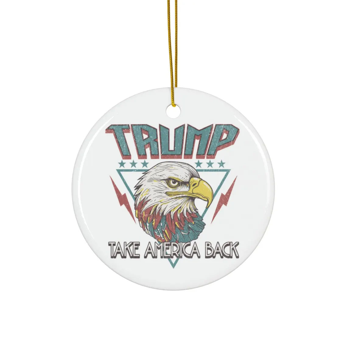 Trump 2024 Take America Back Ornament
