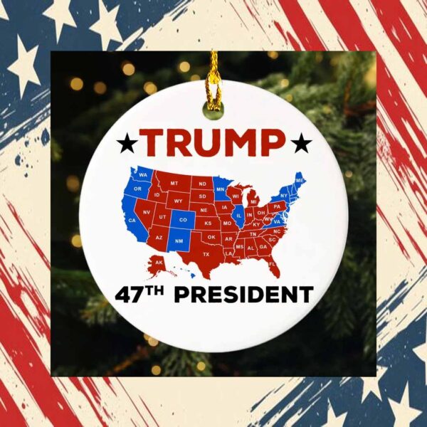 Trump 47th President Ornament