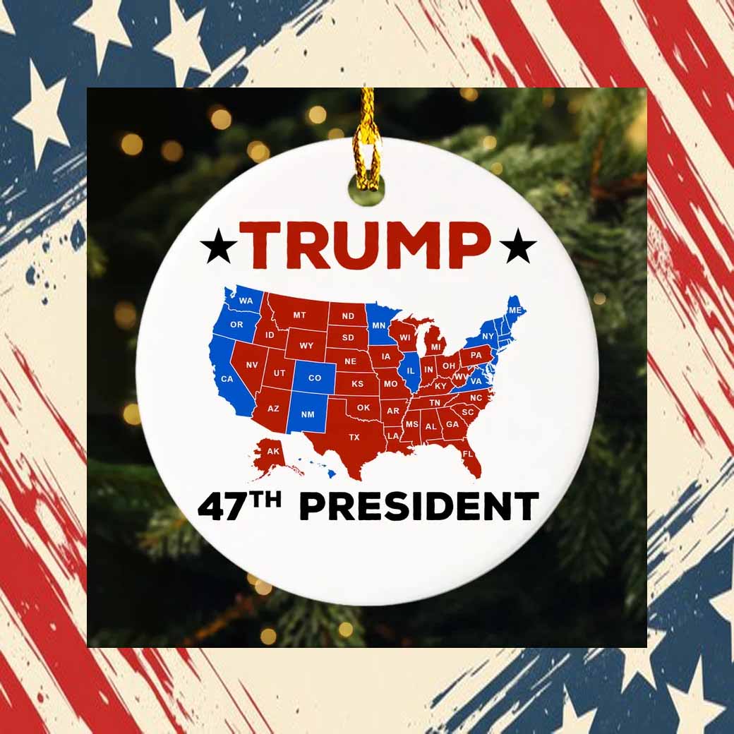 Trump 47th President Ornament