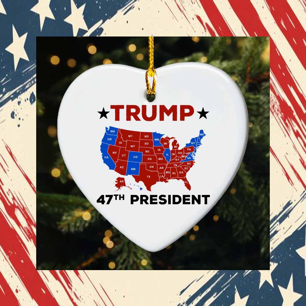 Trump 47th President Ornament