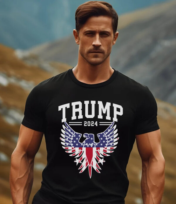 Trump American Flag Eagle Shirt