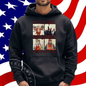 Trump Christmas Humorous Most Wonderful Time T-Shirt