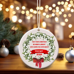 Trump Christmas Ornament