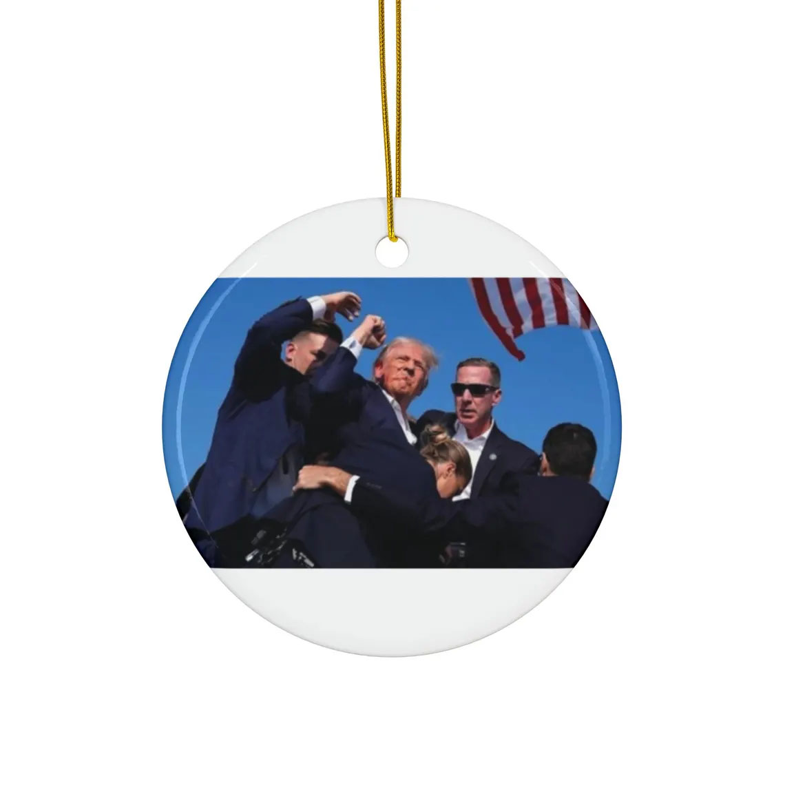 Trump Christmas Ornament, MAGA Ornament