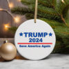 Trump Christmas Ornament, Trump 2024 Election, MAGA Ornament, Republican Xmas Tree Decor, Donald Trump, Patriotic Gifts, Republican Gifts