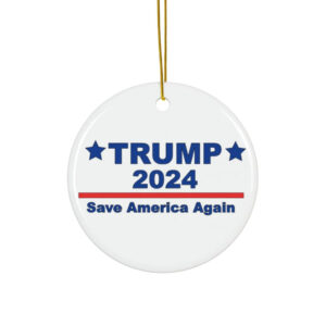 Trump Christmas Ornament, Trump 2024 Election, MAGA Ornament, Republican Xmas Tree Decor, Donald Trump, Patriotic Gifts, Republican Gifts
