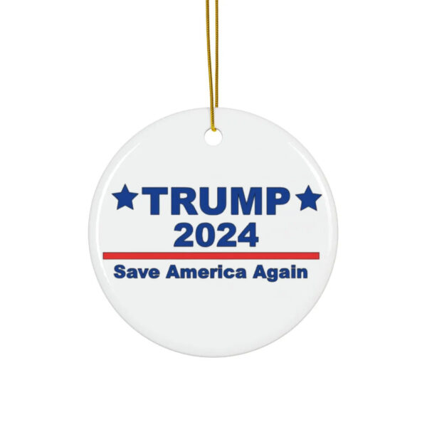 Trump Christmas Ornament, Trump 2024 Election, MAGA Ornament, Republican Xmas Tree Decor, Donald Trump, Patriotic Gifts, Republican Gifts