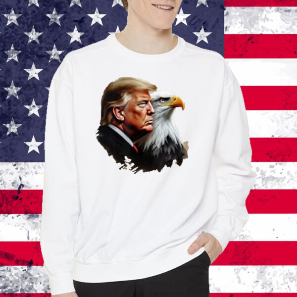 Trump Eagle Portrait President T-Shirt
