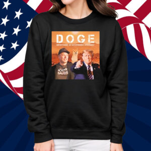 Trump Elon Musk Vance Doge Department Of Government Efficiency T-Shirt