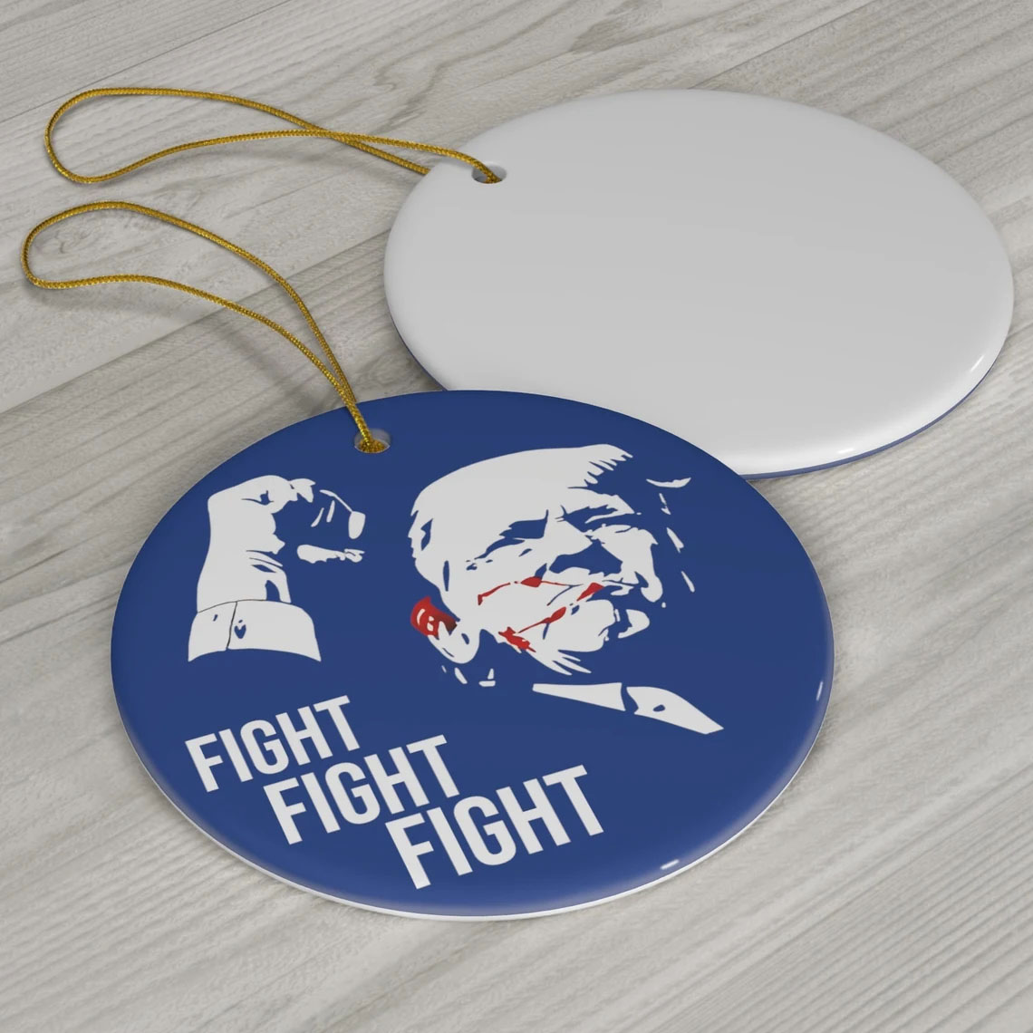 Trump Fight Ornament
