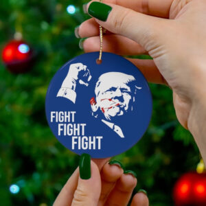 Trump Fight Ornament