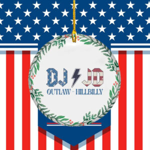 Trump I am Voting For The Outlaw and Hillbilly Ornament
