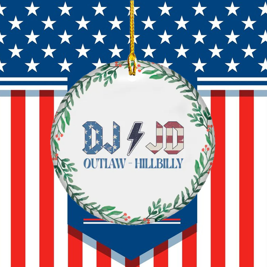 Trump I am Voting For The Outlaw and Hillbilly Ornament