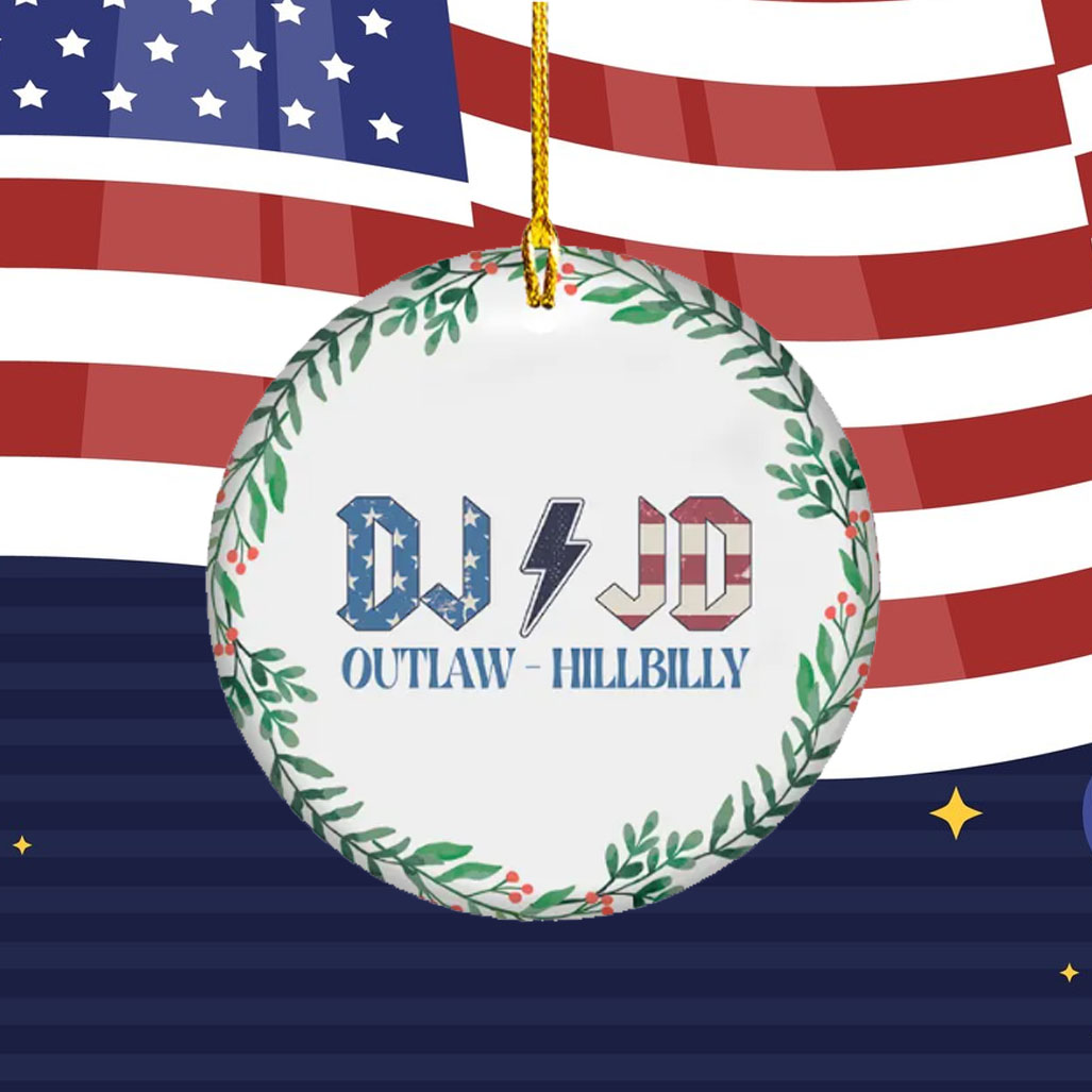 Trump I am Voting For The Outlaw and Hillbilly Ornament