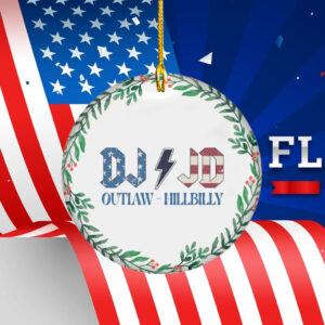 Trump I am Voting For The Outlaw and Hillbilly Ornament
