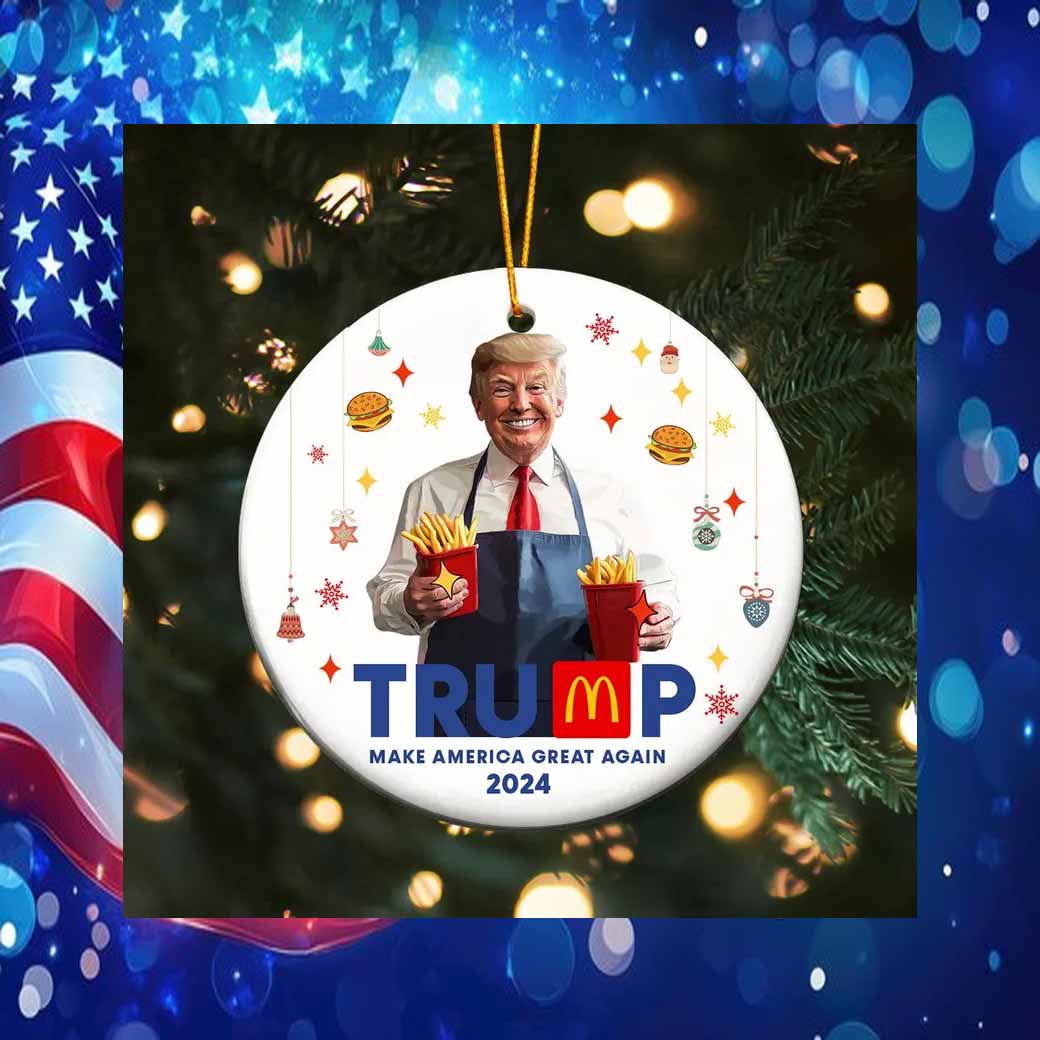 Trump Make America Great Again 2024 Ornament