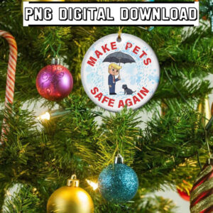 Trump Make Pets Safe Again Ornament