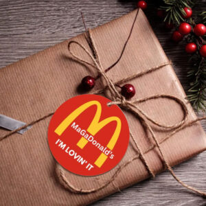 Trump McDonalds 2024 Ornaments