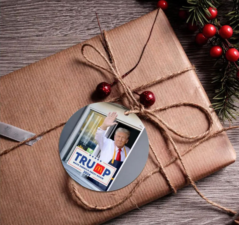 Trump McDonalds Ornaments