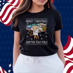 Trump Merry Christmas Shitter Was Full Shirt