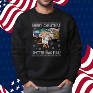 Trump Merry Christmas Shitter Was Full Shirt