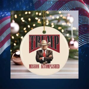 Trump Mission Accomplished Ornament