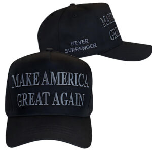 Trump Never Surrender Black MAGA 2024 Hat