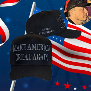 Trump Never Surrender Black MAGA 2024 Hat