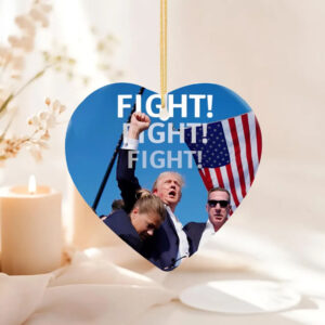 Trump Ornament,Trump Failed Attempt Ornament, Christmas trump Ornament Trump Fist, Christmas Gift