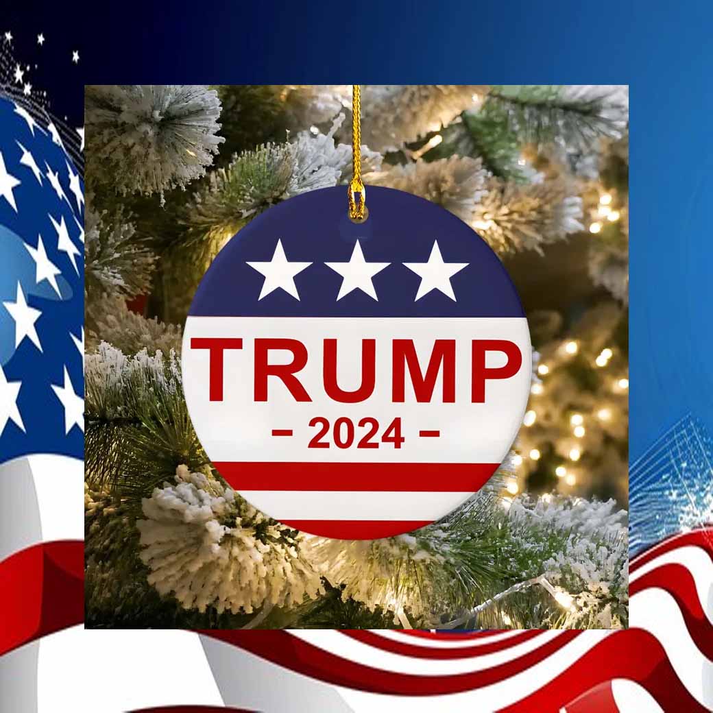 Trump President 2024 Ornament
